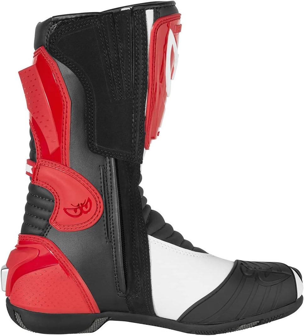 Berik Losail Motorradstiefel, rot, 48 48 EU Rot, 48 EU Rot