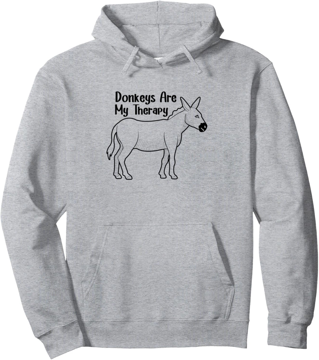 Esel Therapie Ironisches Zitat Baby Esel Pullover Hoodie