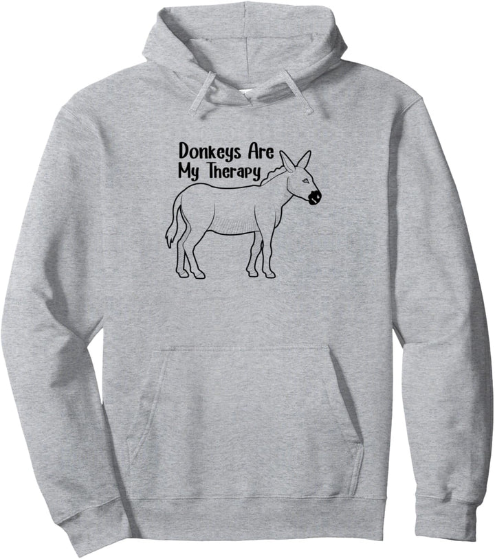 Esel Therapie Ironisches Zitat Baby Esel Pullover Hoodie