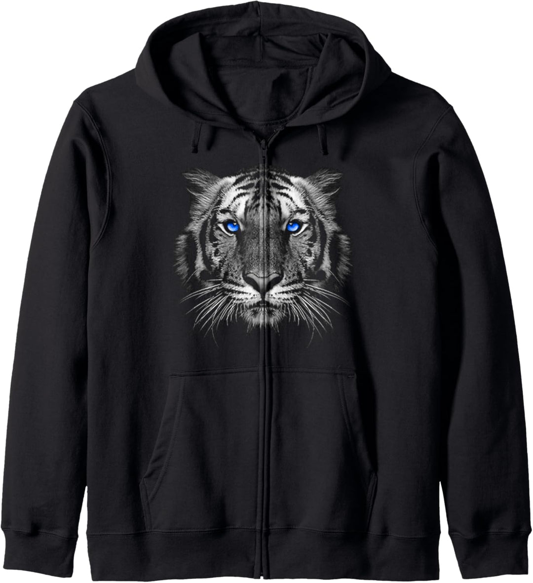 Weisser Tiger Kapuzenjacke