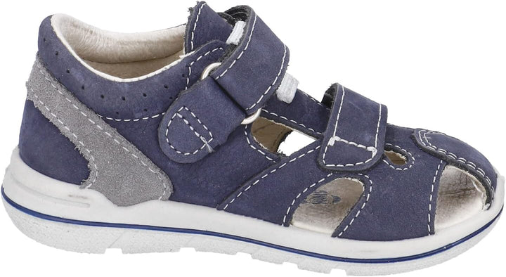 PEPINO Ricosta Mädchen und Jungen Kletthalbschuhe KASPI,Halbschuhe,WMS:Mittel 25 EU Blau 170, 25 EU