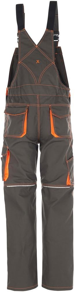 Planam Grösse 110 Unisex Basalt Neon Latzhose Oliv orange Modell 6232 Oliv/Orange 110, Oliv/Orange 1