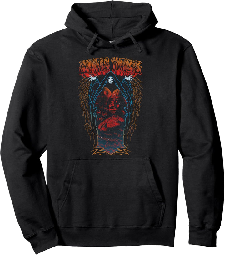 Star Wars Darth Vader And Emperor Control Poster Pullover Hoodie