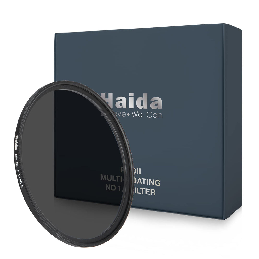 Haida 82 mm ND64-Filter, 6 Blendenstufen, Neutraldichtefilter, mehrschichtige Objektivfilter (PROII-
