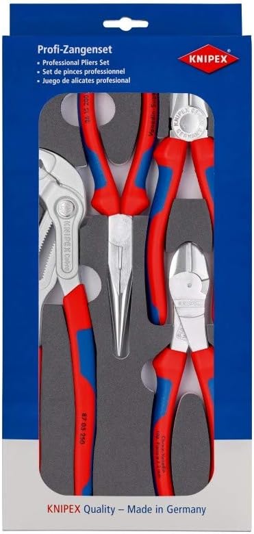 Knipex Zangen-Set in Schaumstoffeinlage 00 20 01 V17