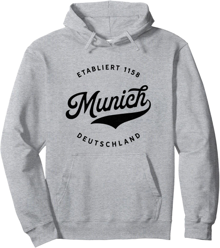 Jahrgang Munich Deutschland Klassisches Geschenk Pullover Hoodie
