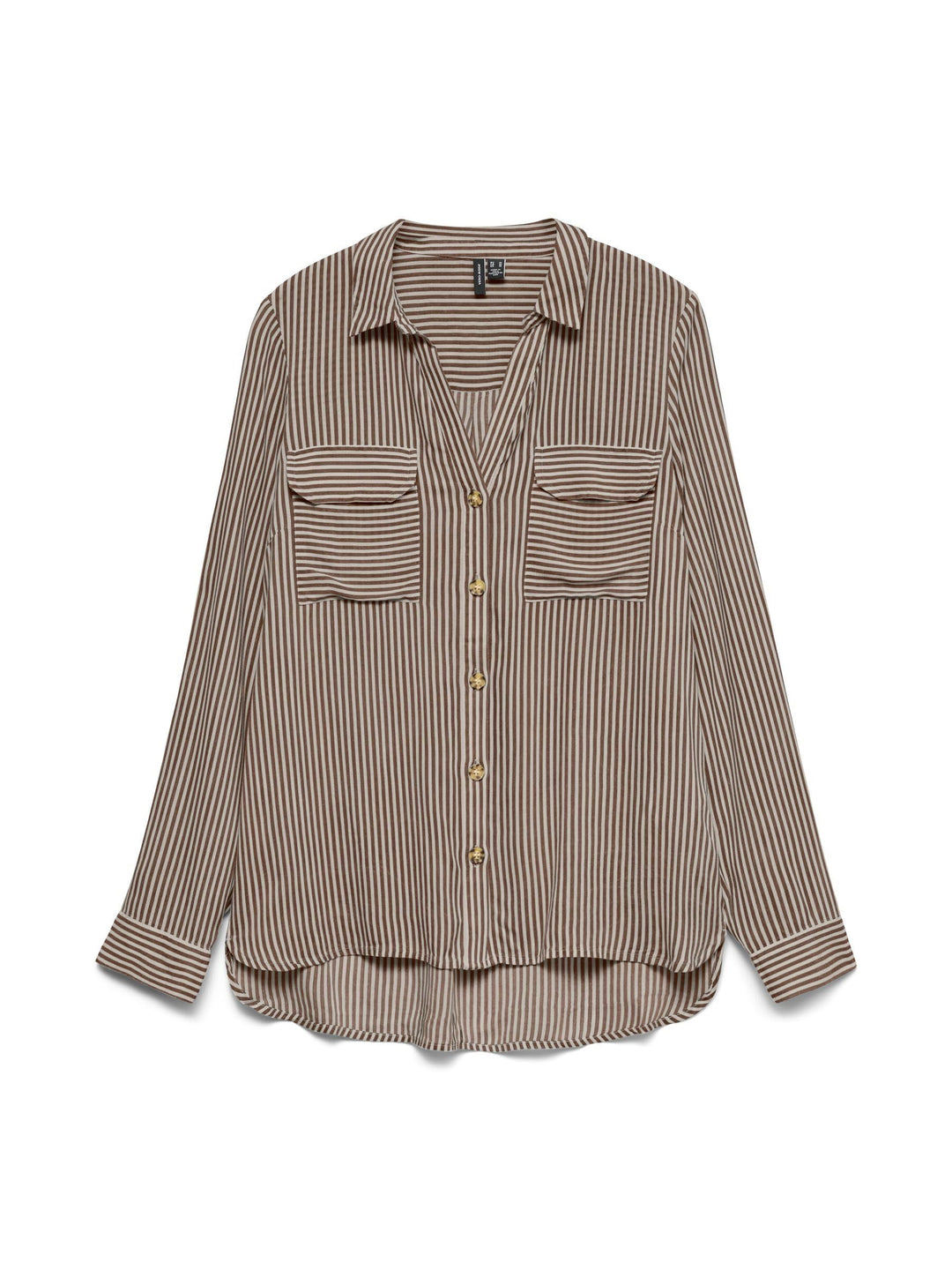 VERO MODA Female Hemd VMCBUMPY Hemd | Shirt 44 Cocoa Brown, 44 Cocoa Brown