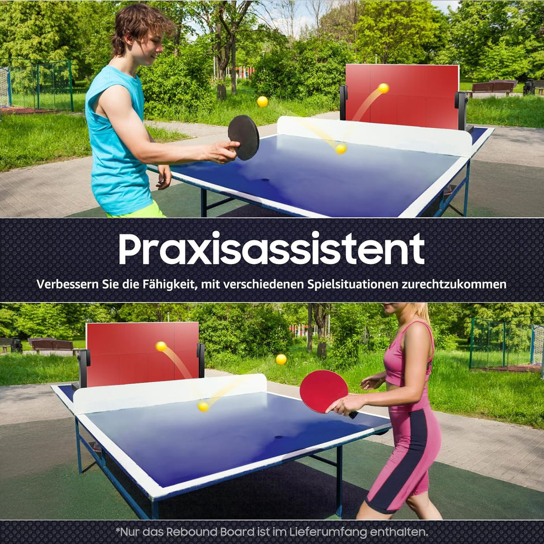 Tischtennis Returnbrett RüCksprungbrett Returnboard TrainingsgeräT Ping-Pong Sparring Rebound Für In