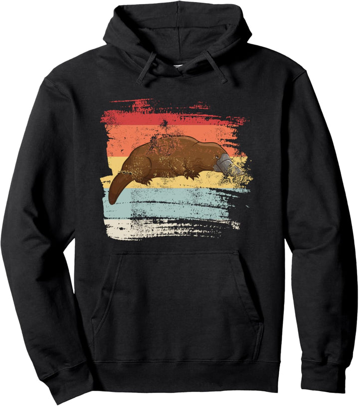 Retro Schnabeltier Pullover Hoodie