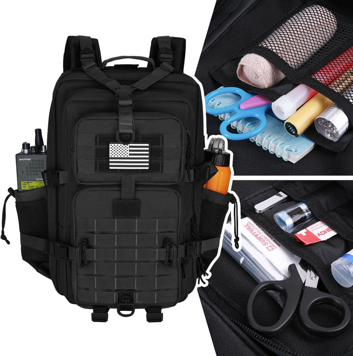Hannibal Tactical Militär Taktischer Rucksack Cooper Rucksack Armee Assault Pack 3 Tage Bug Out Go B