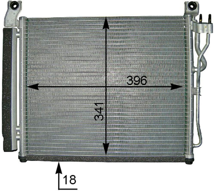 MAHLE AC 591 000P A/C-Kondensator BEHR PREMIUM LINE