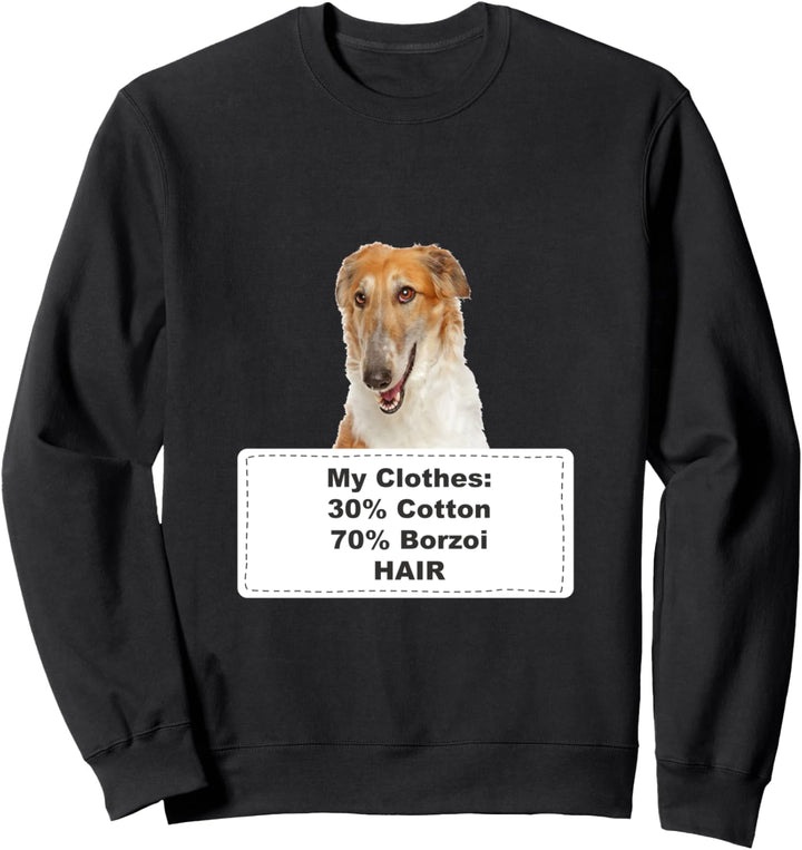 Funny Shedding Dog Borzoi Sweatshirt