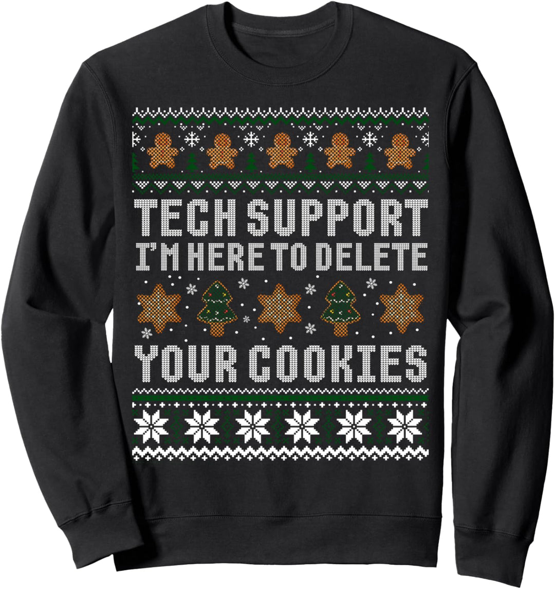 Lustiges Weihnachts-Tech-Support-Shirt, Computer-Programmierer, Geschenk Sweatshirt