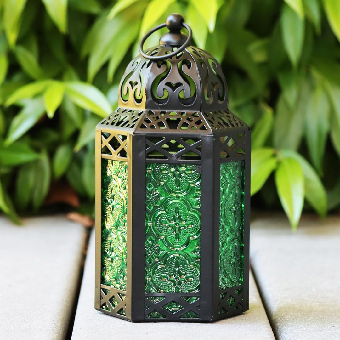 Dekorativer marokkanischer Metall-Kerzenlaternenhalter im 3er-Set für Ramadan, Inneneinrichtung, Aus