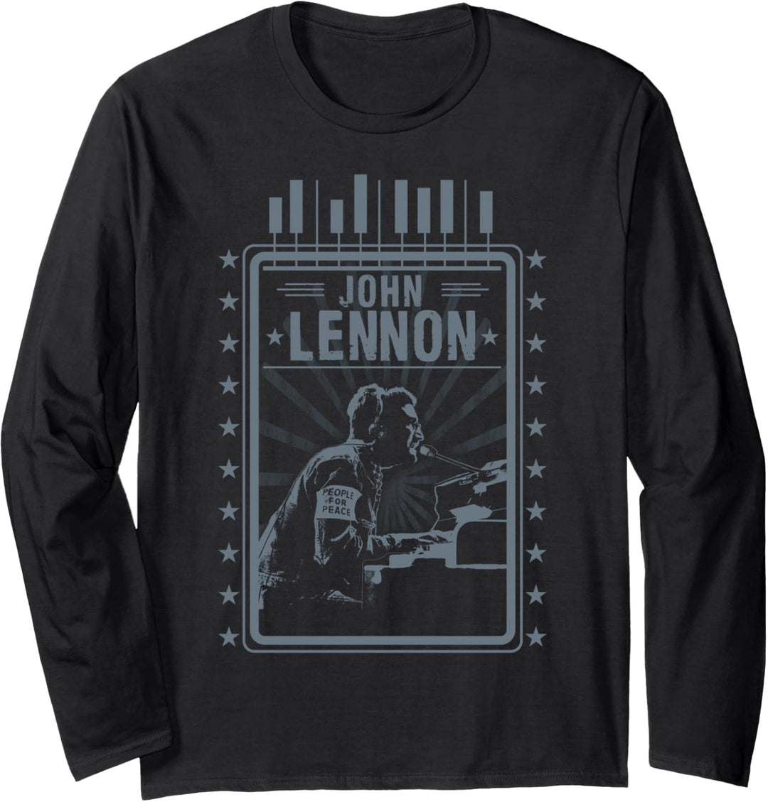 John Lennon - Klavier Langarmshirt