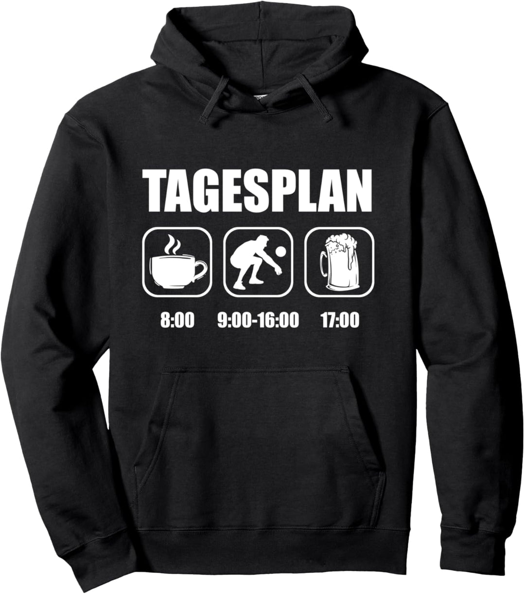 Beach Volleyball Volleyballspieler Tagesplan Volleyballer Pullover Hoodie