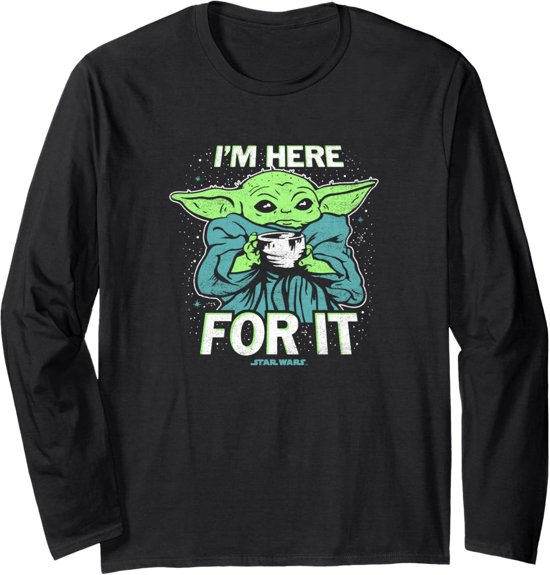 Star Wars Here For It Langarmshirt