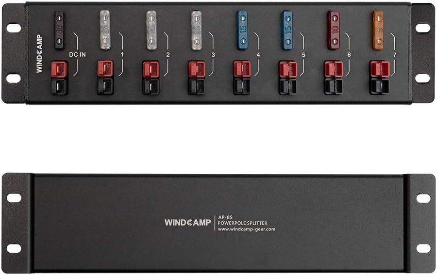 WINDCAMP AP-8 8port 40A Stecker Power Splitter Verteiler Quellstreifen