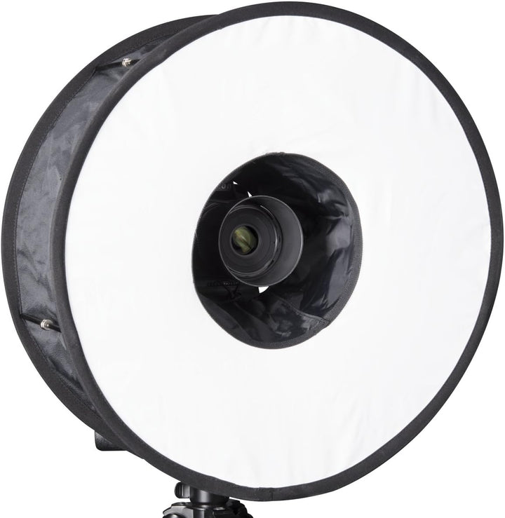 Walimex Pro Softbox RoundLight faltbar Softbox für Aufsteckblitze 46cm