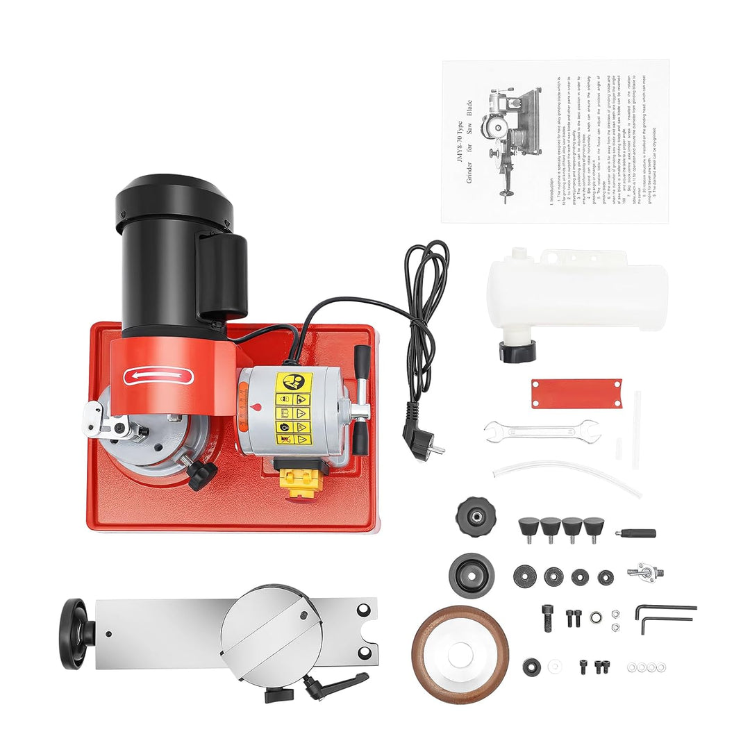 370W Schärfmaschine für 80-700mm Sägeblätter, Nass Kreissägeblattschärfer, Sägeblattschärfgerät, Kre