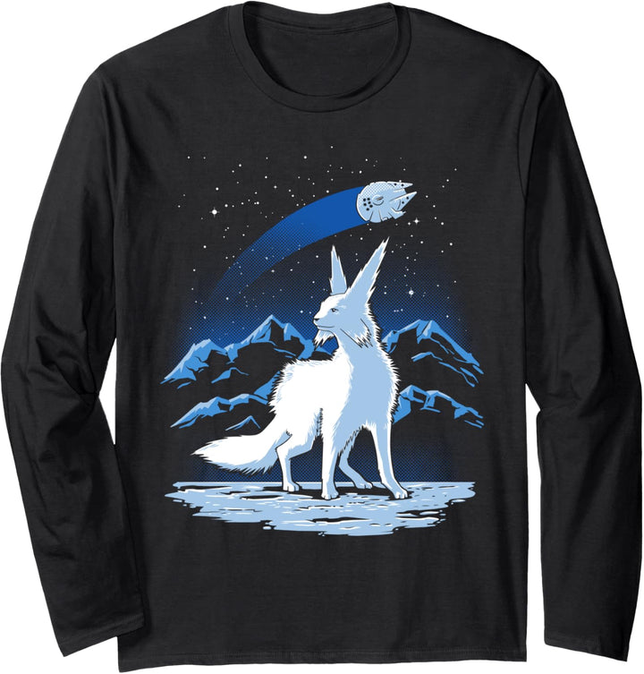 Star Wars Vulptex And Millennium Falcon Langarmshirt