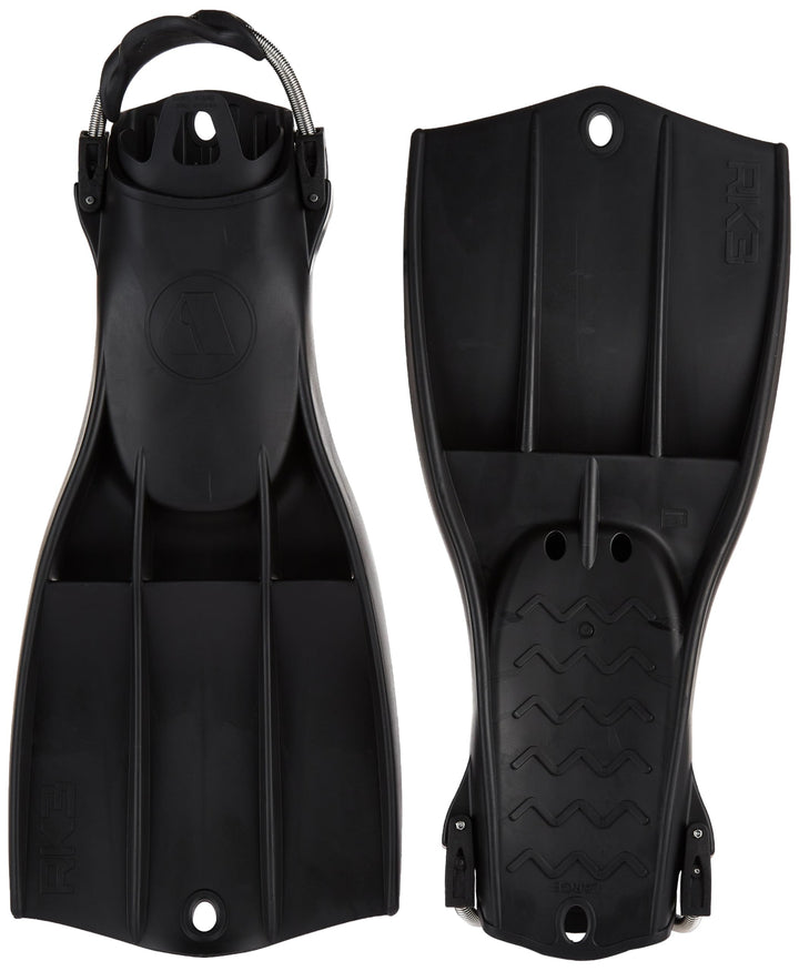 Apeks RK3 Federflossen Schwarz XL Super, Schwarz XL Super
