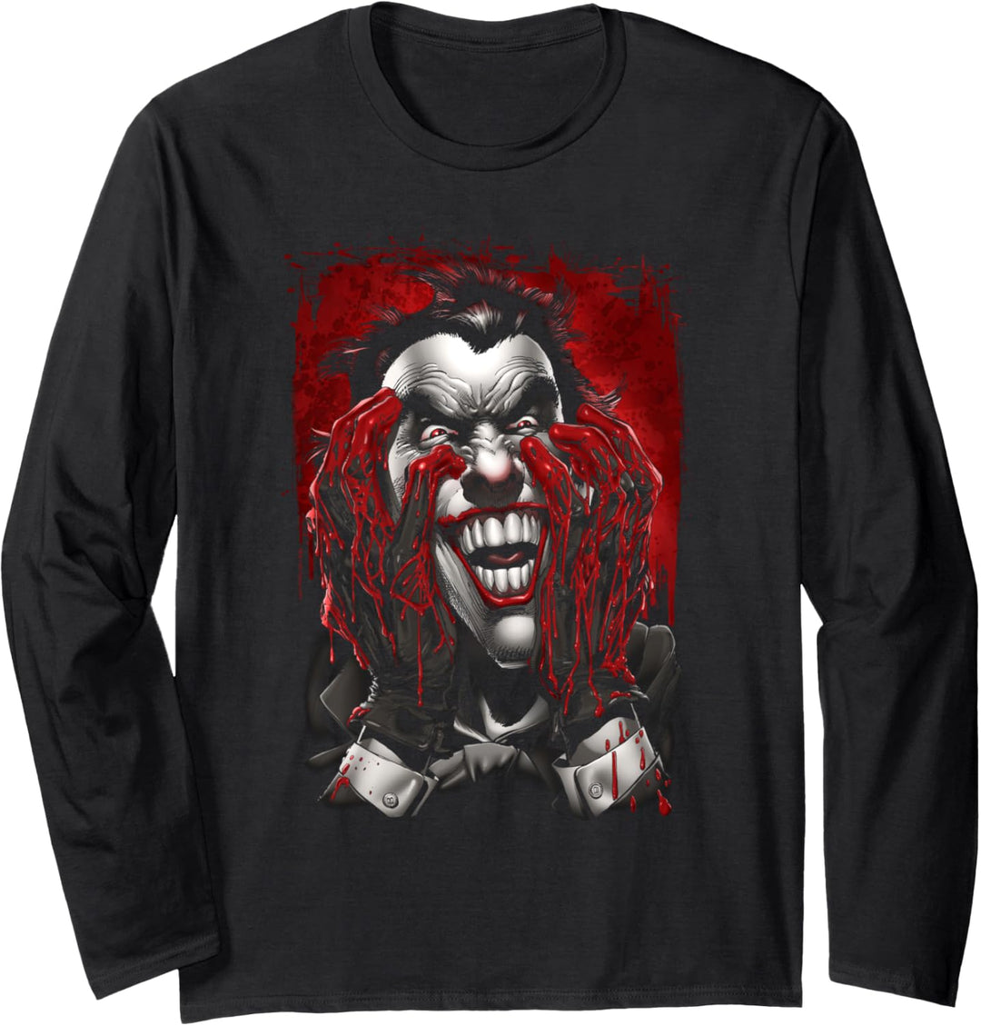 Batman Joker Blood in Hands Langarmshirt