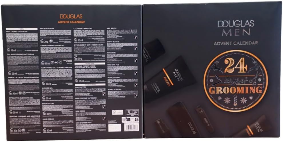 Douglas Kalender Adventskalender 2022 Männer Beauty -EXKLUSIV EDITION- 24 Pflege Kosmetik Advent Kal