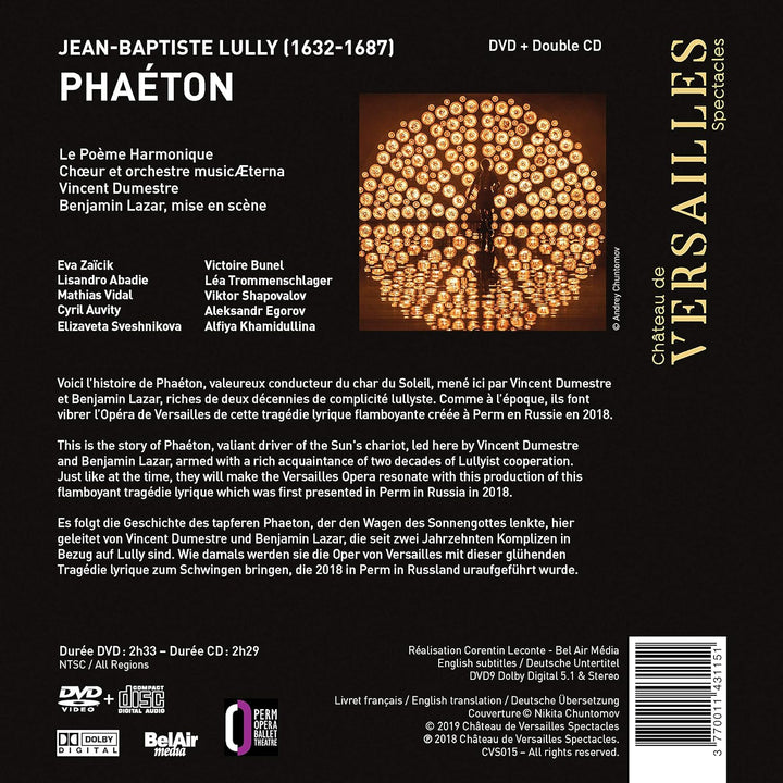 Lully: Phaéton, Audio-CD