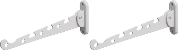 Metafranc Kleiderlüfter weiss - 290 x 30 mm - 20 kg Tragkraft - Stabiles Material - Platzsparende Kl