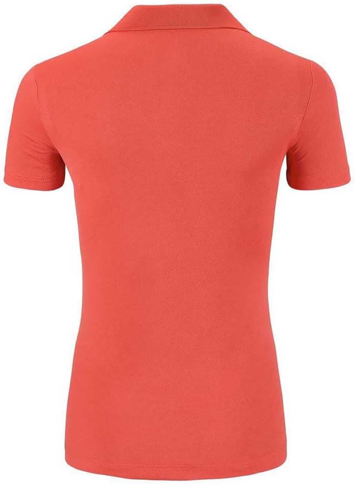 Odlo Damen F-Dry Kurzarm Polo Shirt L Cayenne, L Cayenne