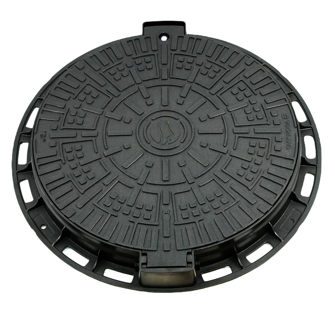 Megaa store Kanaldeckel Kunstoffdeckel Schachtdeckel DN600 Gully Brunnendeckel Kunststoffschacht Sch