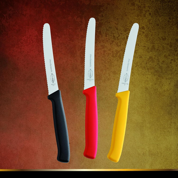 F. DICK Allzweckmesser-Set Schwarz/Rot/Gold Flutlicht, Schwarz/Rot/Gold Flutlicht