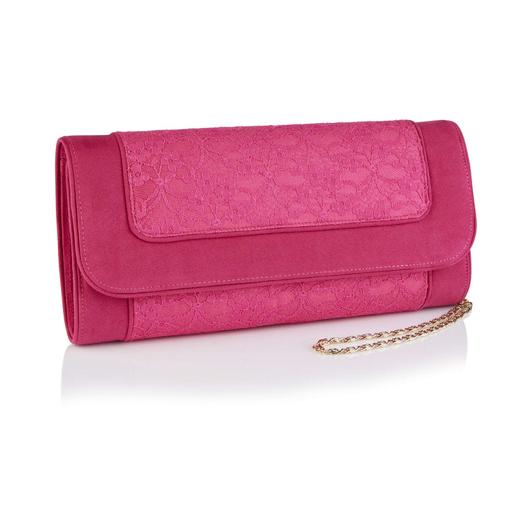 Ruby Shoo Damen Tirana Clutch Handtasche 50216 S Fuchsia, S Fuchsia