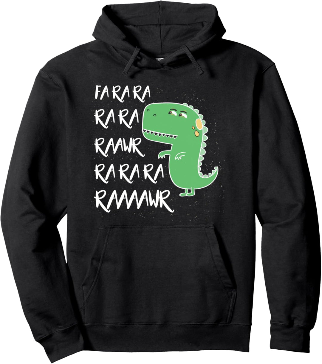 Lustiger T-Rex-Dinosaurier Fa Ra Ra Rawr Pullover Hoodie