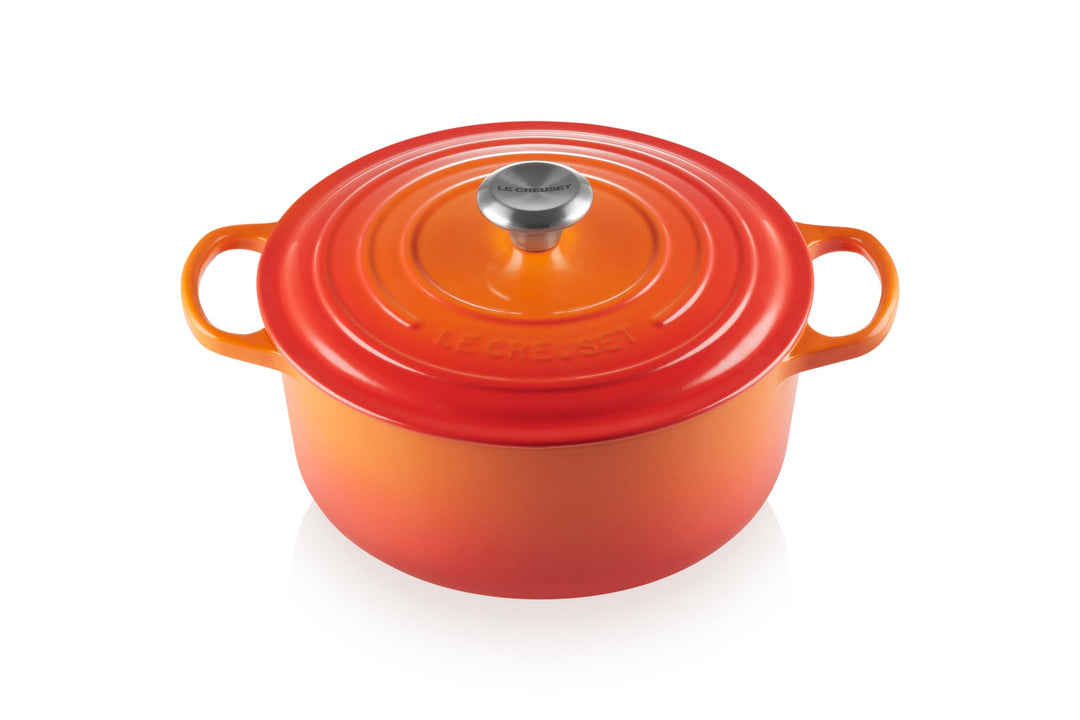 Le Creuset Signature Gusseisen-Bräter mit Deckel, Ø 26 cm, Rund, Für alle Herdarten und Induktion ge