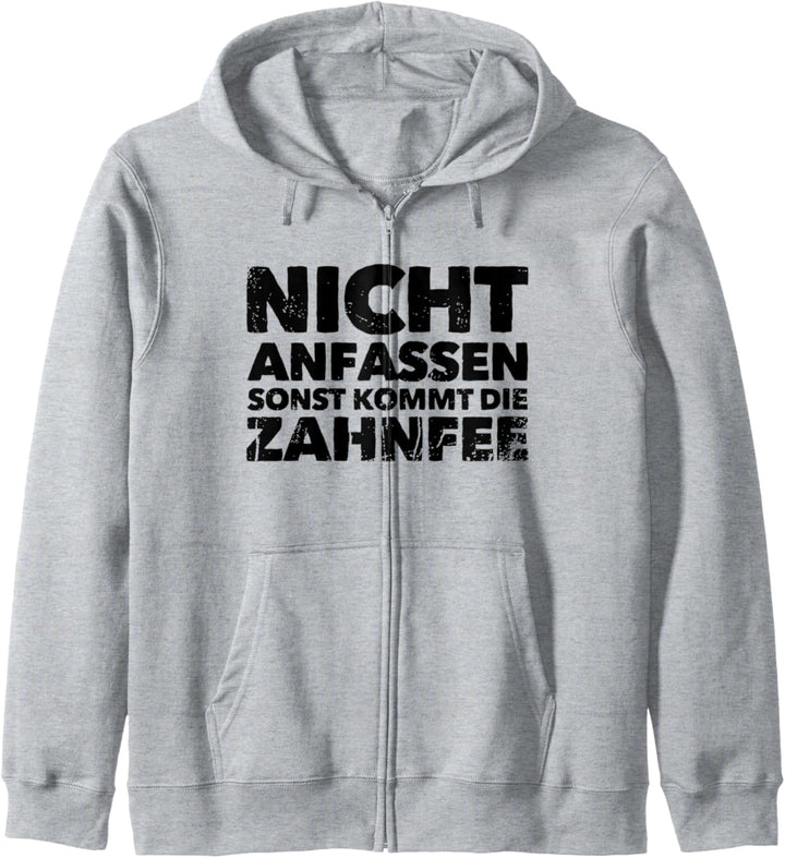 Nicht Anfassen Sonst Kommt Die Zahnfee Kampfkunst Kapuzenjacke