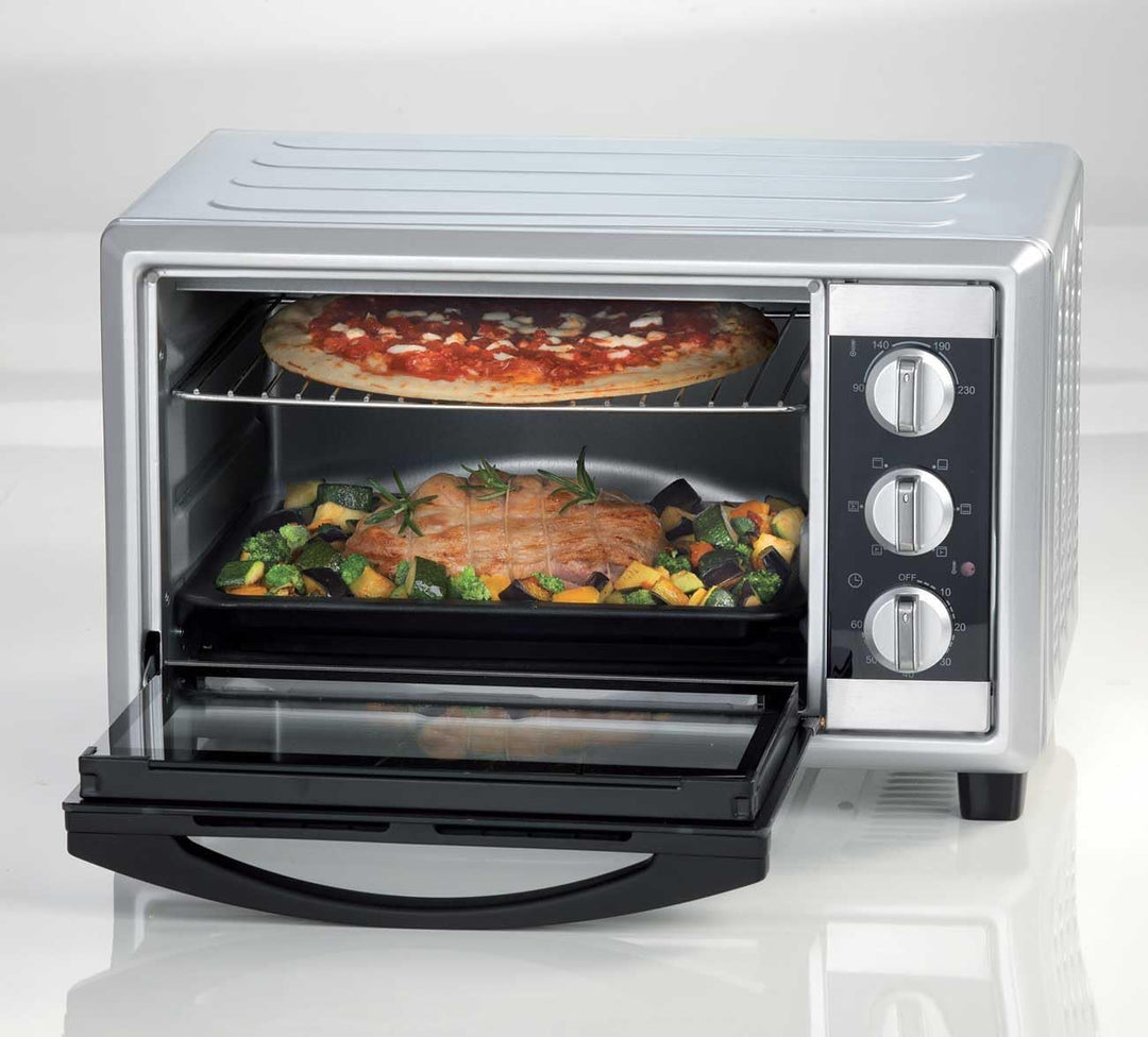 Ariete 984 freistehend Elektro 25L 1500 W schwarz, silber 0.00 Silber,schwarz, 0.00 Silber,schwarz