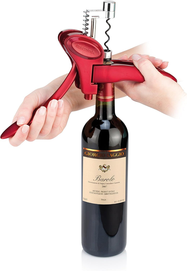 Tescoma UNO VINO Hebel-Korkenzieher 29.5 x 18 x 5 cm | Geeignet für Alle Weinflaschentypen | Langleb