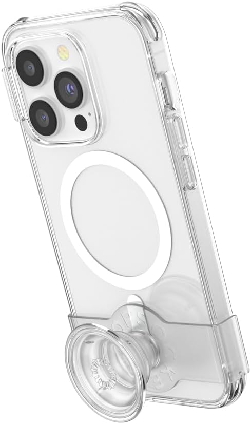 PopSockets: PopCase PlantCore für MagSafe - Hülle für iPhone 14 Pro mit Abnehmbarem PopGrip Slide So
