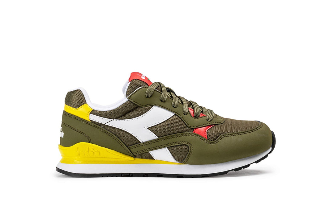 Diadora Herren N.92sneakers 22 EU Grün Weiss, 22 EU Grün Weiss