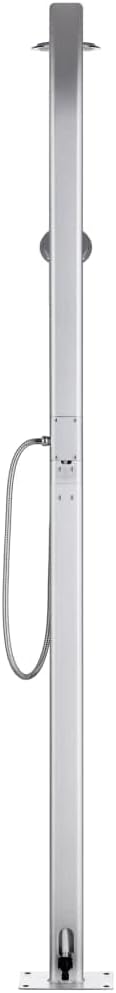 Gartendusche 215 cm Aluminium