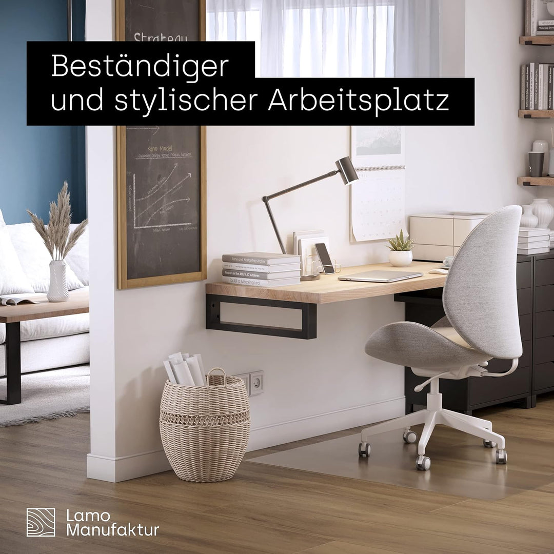 LAMO Manufaktur Waschtischplatte, Holzplatte Waschtisch, 70x40 cm (AxB), Natur, ohne Montageset, LWP
