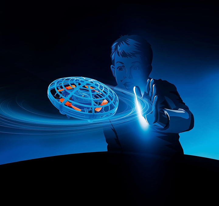 Revell Control Magic Mover Blau I Spass-Drohne mit Wurf-Start-Funktion I Steuerung durch Handbewegun
