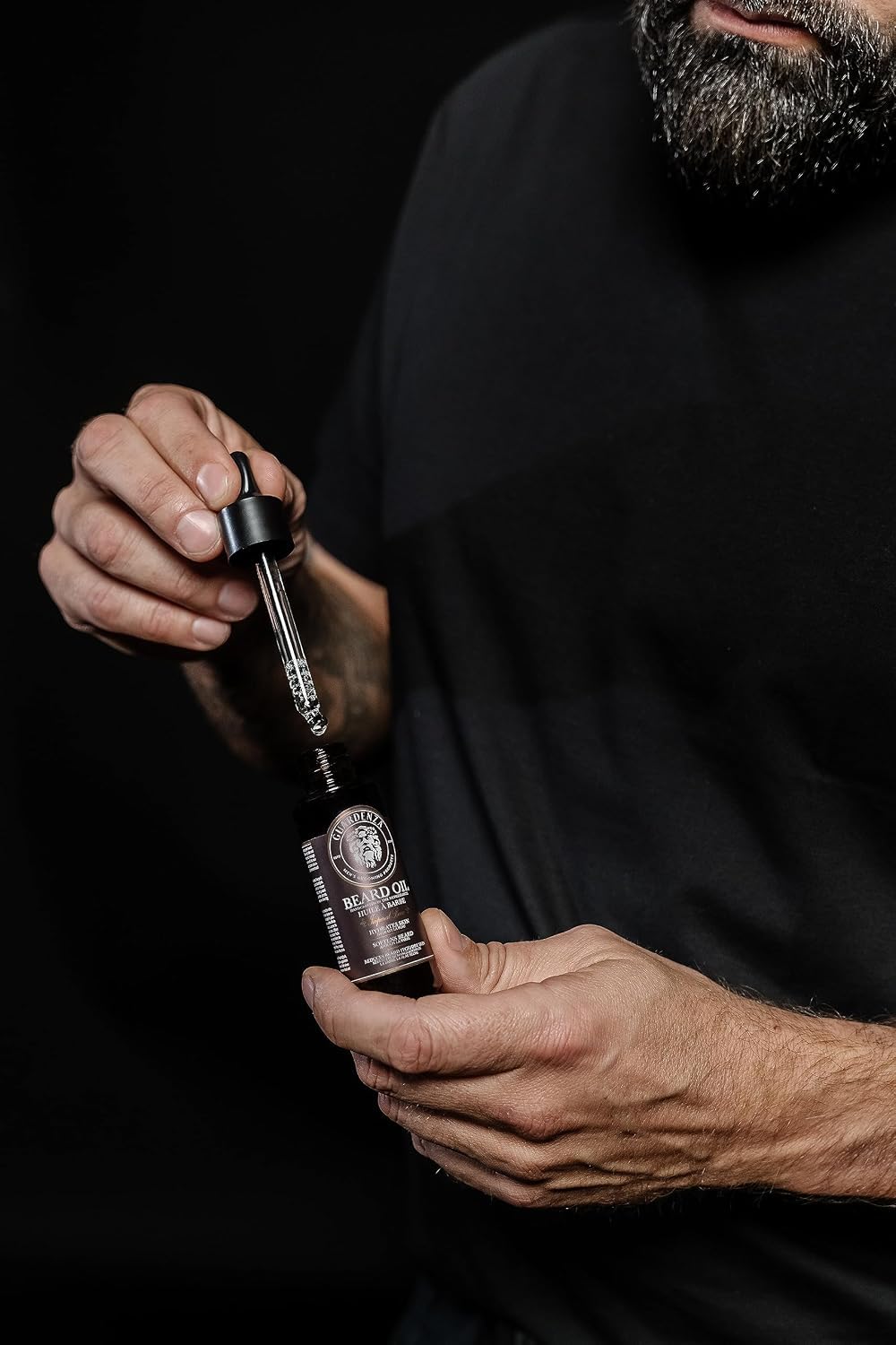 Guardenza Bart Öl – Imperial Booze – alle Natural 30 ml spendet Feuchtigkeit Skin &amp; erweicht Bart &amp;