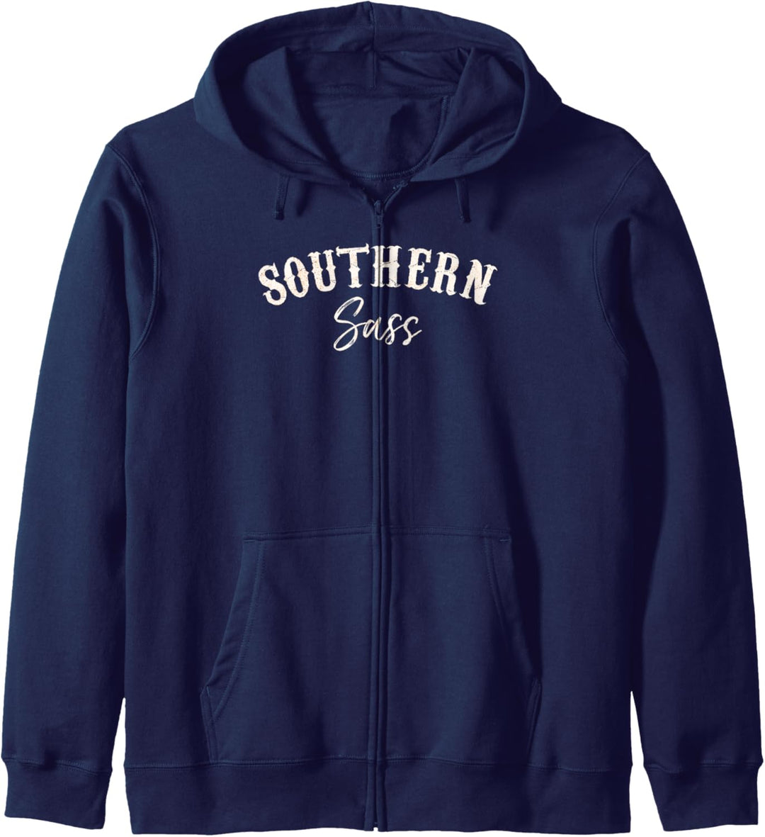 Southern Sass Speckled Text Kapuzenjacke