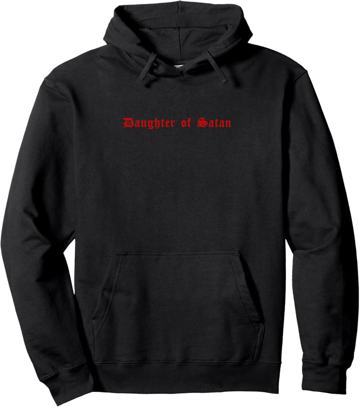 Daughter of Satan Aesthetic Gothic Grunge Satan Goth Clothes Pullover Hoodie