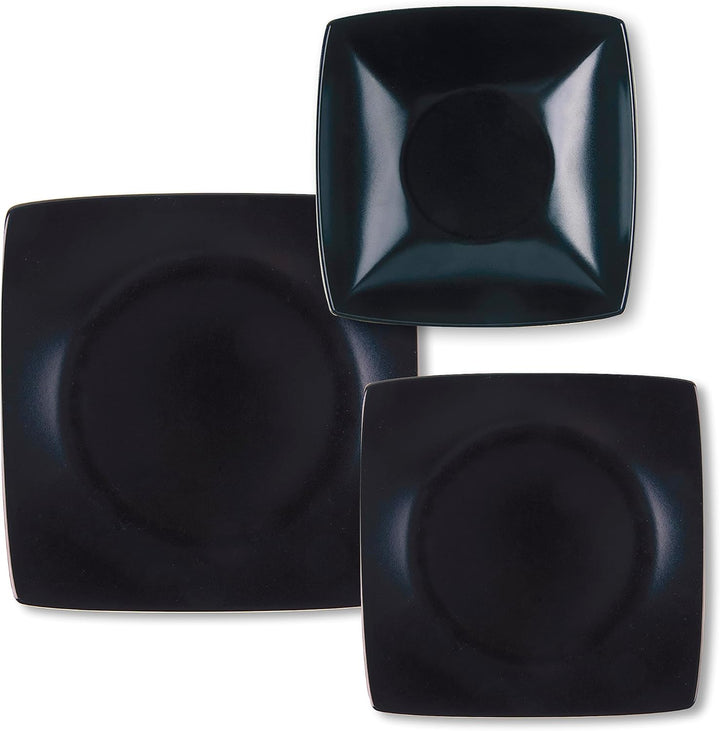 Brunch Time Geschirr 18 tlg. Set Eclipse Schwarz,weiss Singles, Schwarz,weiss Singles