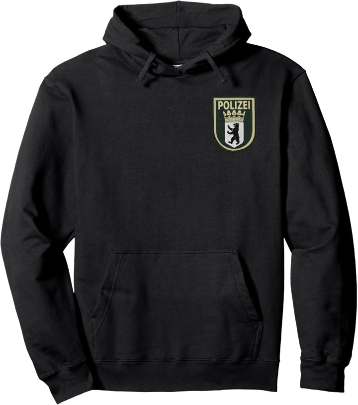 Polizei Berlin Uniform Deutschland Fasching Karneval Kostüm Pullover Hoodie