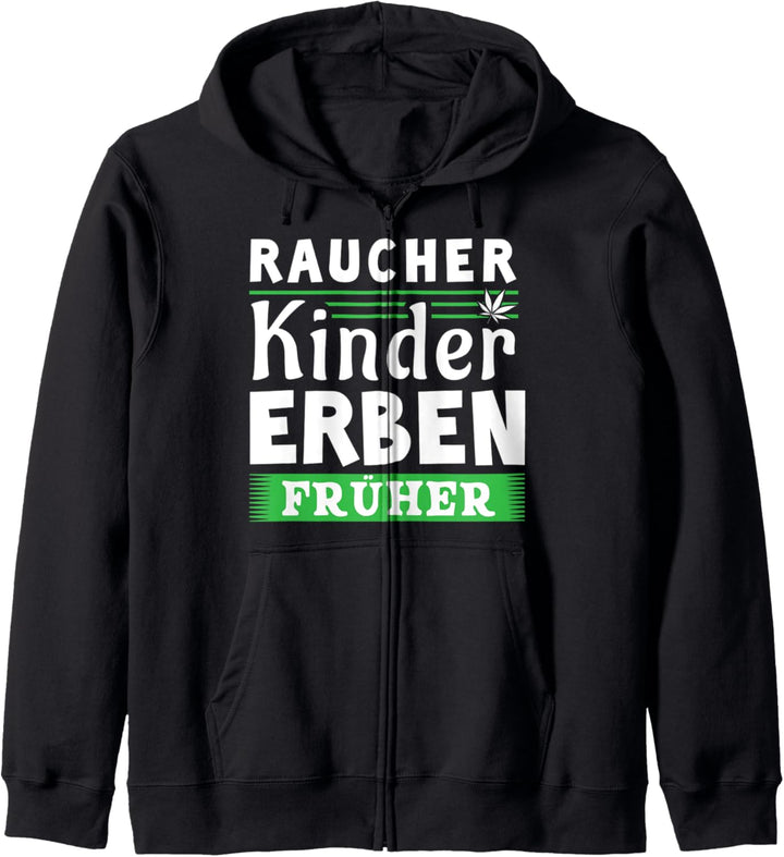 Raucherkinder erben früher Kapuzenjacke